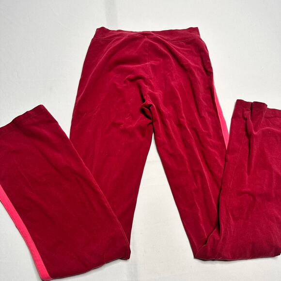 Modo International Size Small Vintage Y2K Flared Pink Flared Leggings - Picture 2 of 5